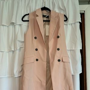 BNWT ZARA PINK VEST SZ S